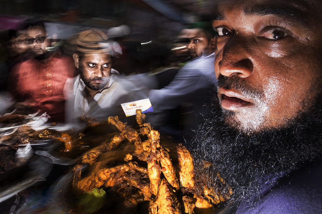 Flash Street Photography Iftar Bazar Chowk Bazar