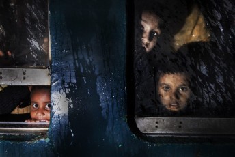 Flash Street Photography Train movie scene